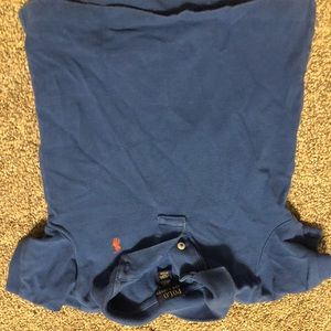 Boy short sleeve button down polo